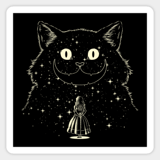 Alice Star Night Cat by Tobe Fonseca Sticker